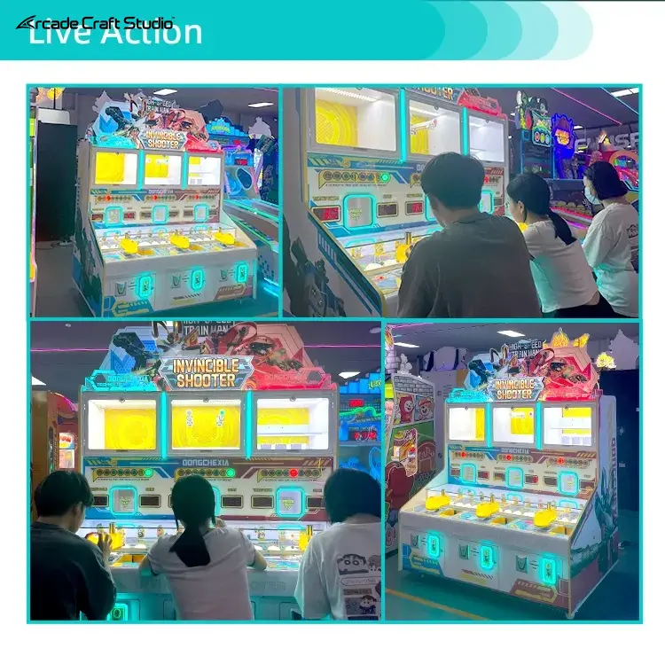 Invincible Shooter 3 Player Ball Shooting Arcade Games