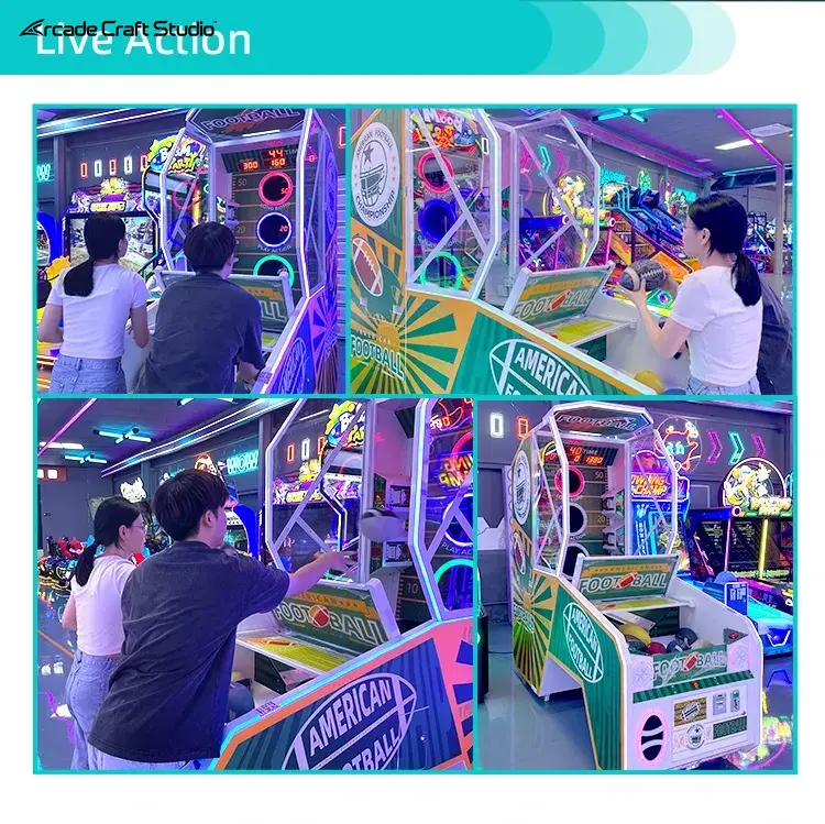 American Football Rugby Toss Arcade Game