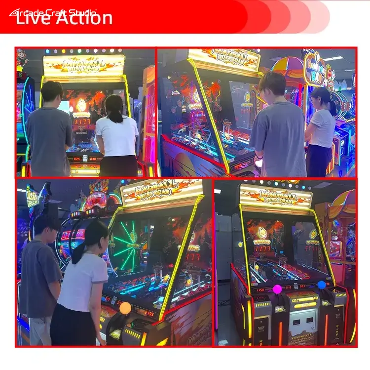 Madball Fury Road Ball Rolling Arcade Ticket Game