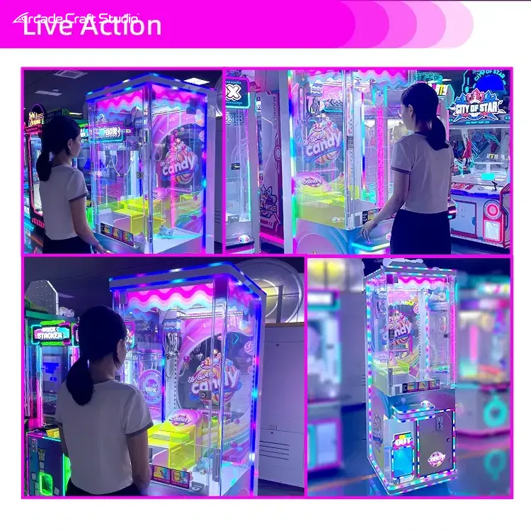 Candy Shop Arcade Candy Claw Machine