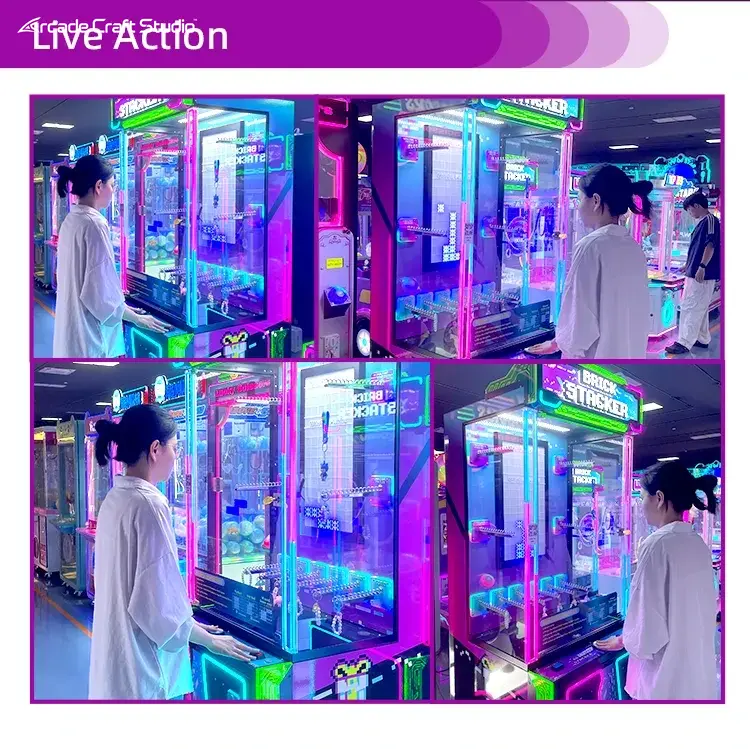 Brick Stacker Ticket Game Prize Machine