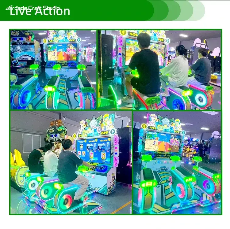 Speed ​​Boy Kids 3 Player Bicycle Arcade Machine