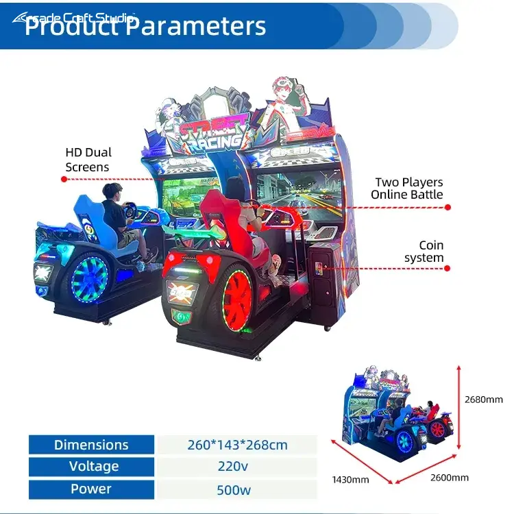 Street Racing Driving Simulator Arcade Machine
