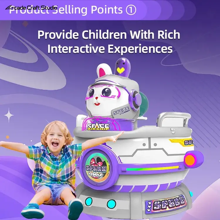 Space Rabbit Ride On Kiddie Rides