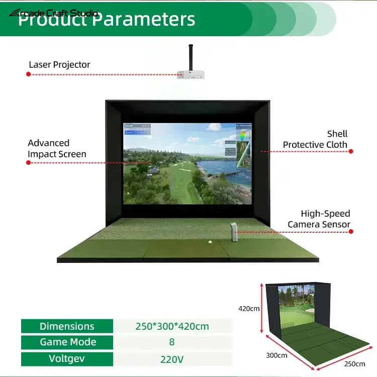 P6 Golf Simulator For House