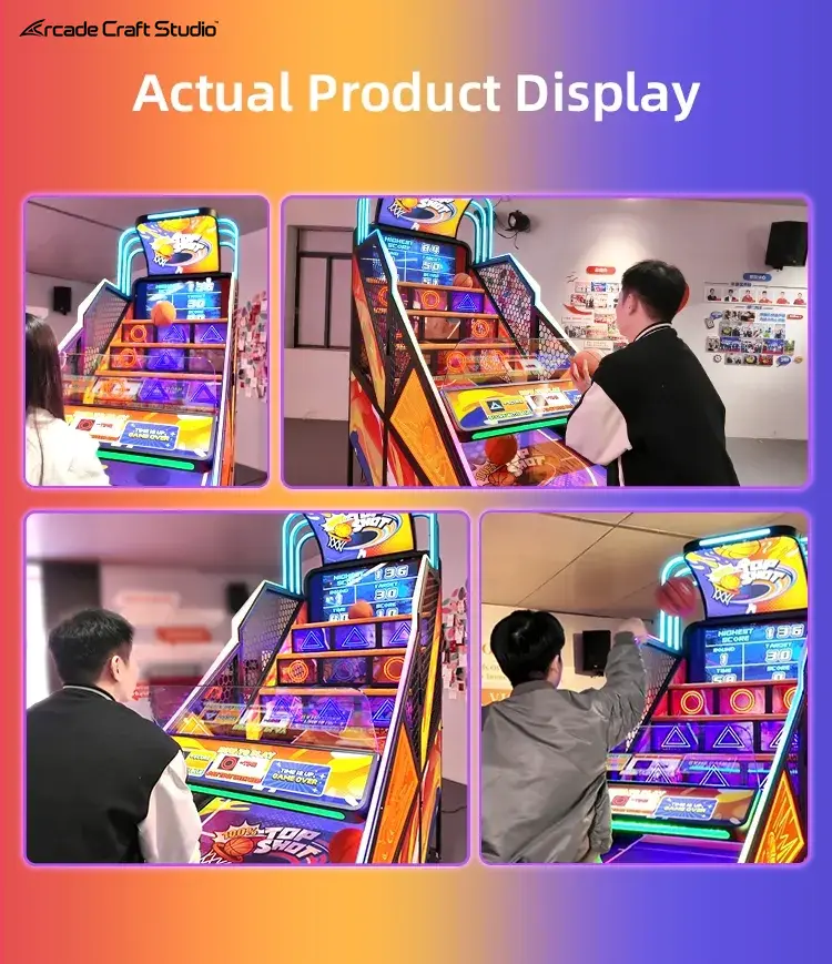 Top Shot Coin Operated Basketball Game Machine