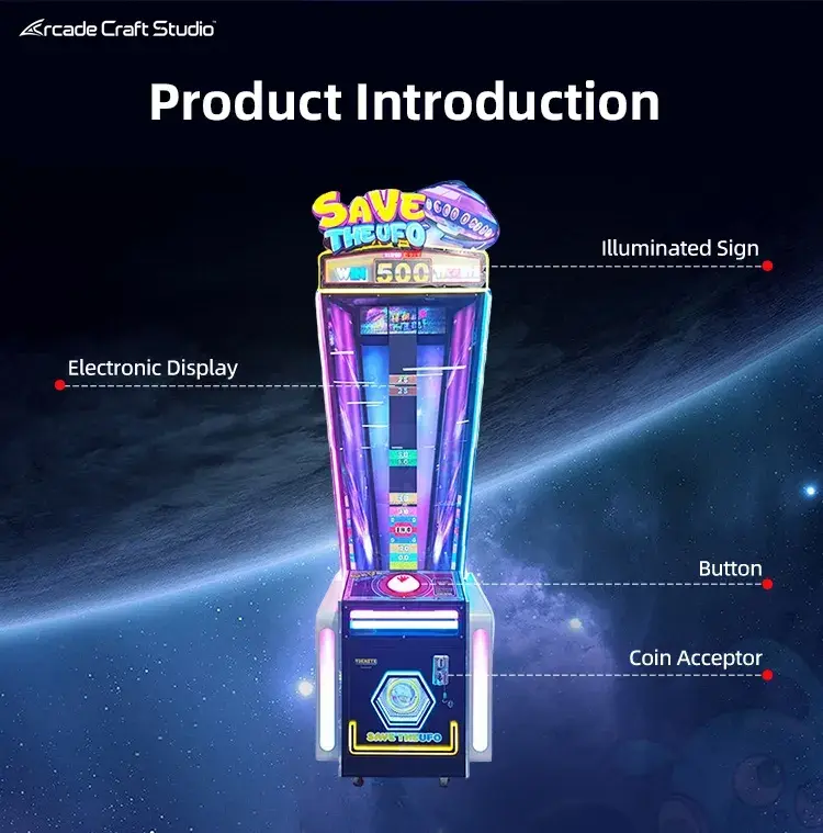 Save The UFO Ticket Game Machine