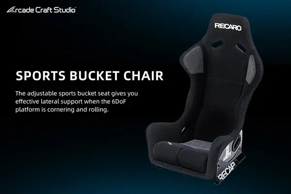 Super Engine 6dof Racing Simulator With 3 Screen