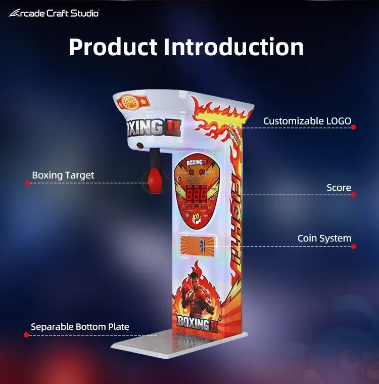 Black King II Punching Bag Game Machine
