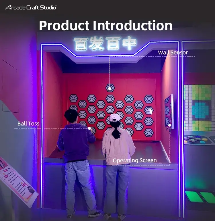 Crack Shot Multiplayer Ball Throwing Arcade Game