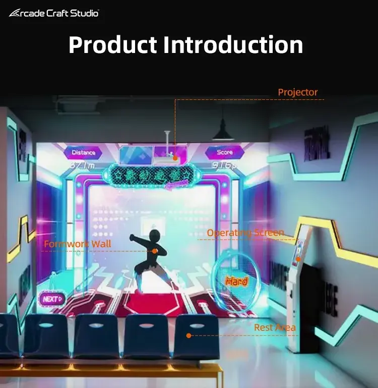 Hole In The Wall Projection Interactive Game