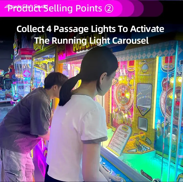 Cartoon Bug Marble Pusher Game Prize Game Machine