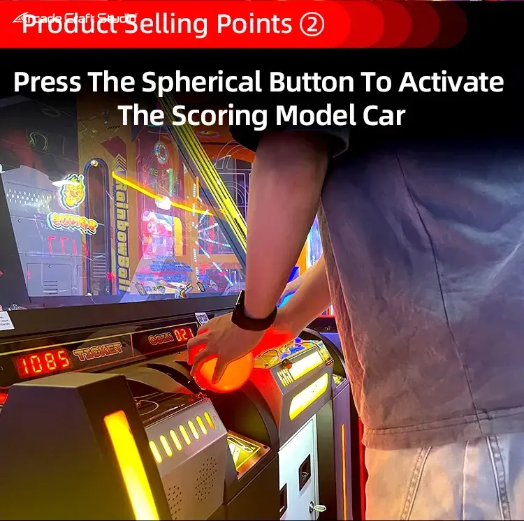Madball Fury Road Ball Rolling Arcade Ticket Game