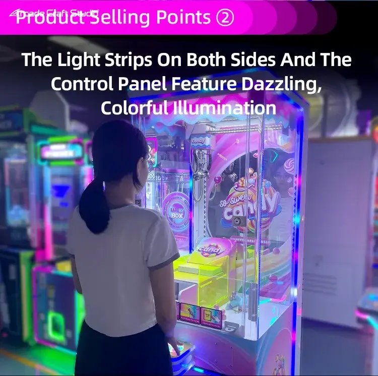 Candy Shop Arcade Candy Claw Machine