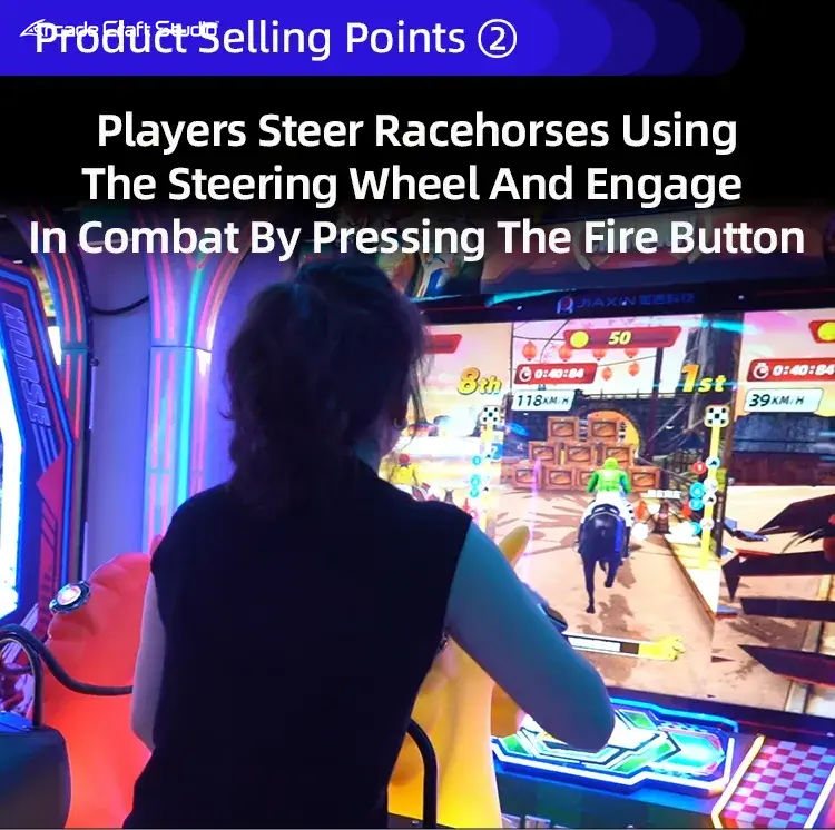 Racer Horse 3 Players Horse Race Arcade Machine
