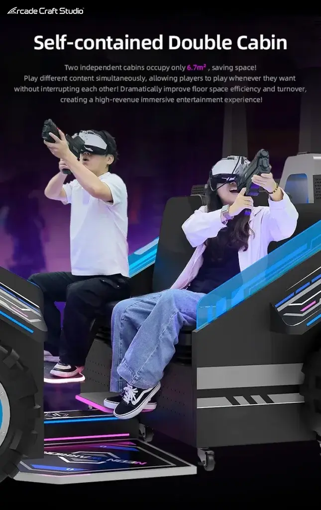 VR Neon Warrior Commercial  2 Players Gun Arcade Game
