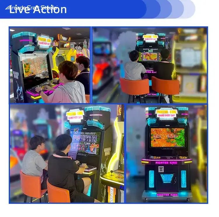 Fighter King Multi Game Arcade Cabinet