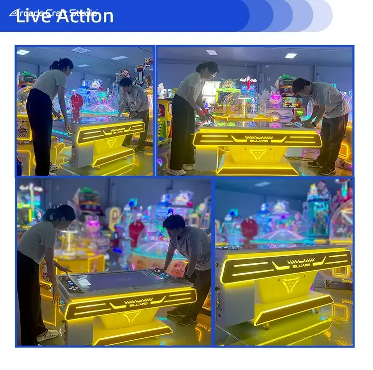 2 Players Pool Table Video Game Arcade Machine