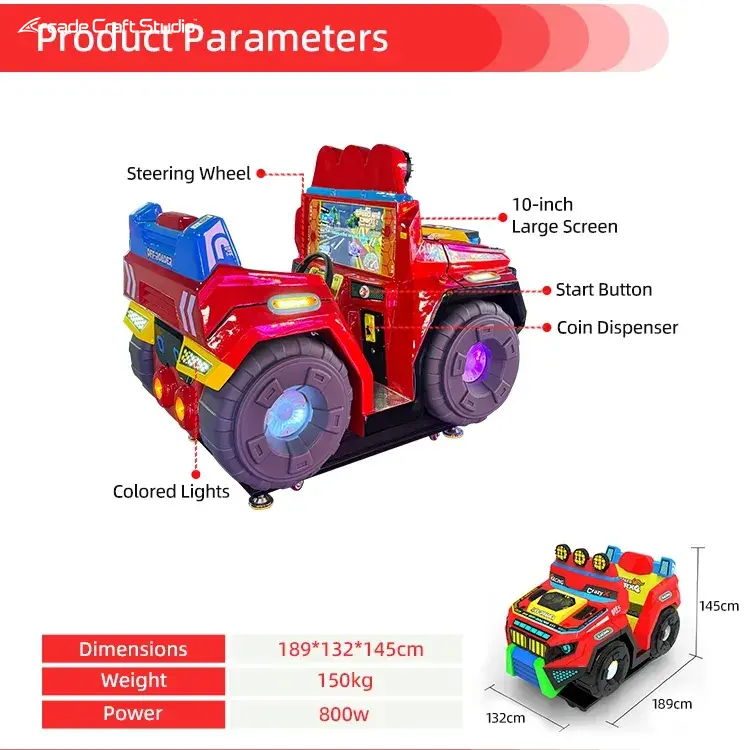 Off Roader Kids Arcade Machine Racing Games