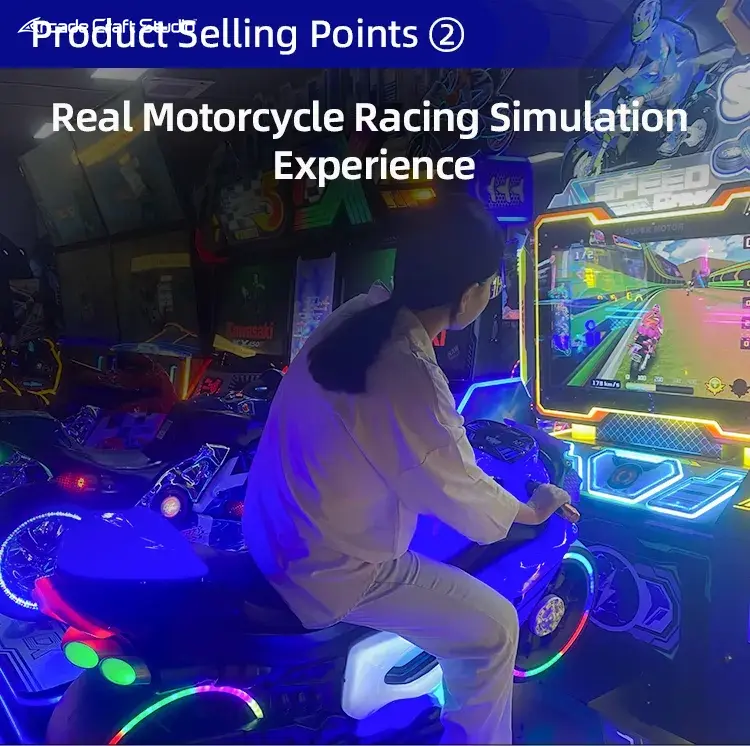 Superburn Motor D Arcade Motorcycle Racing Game