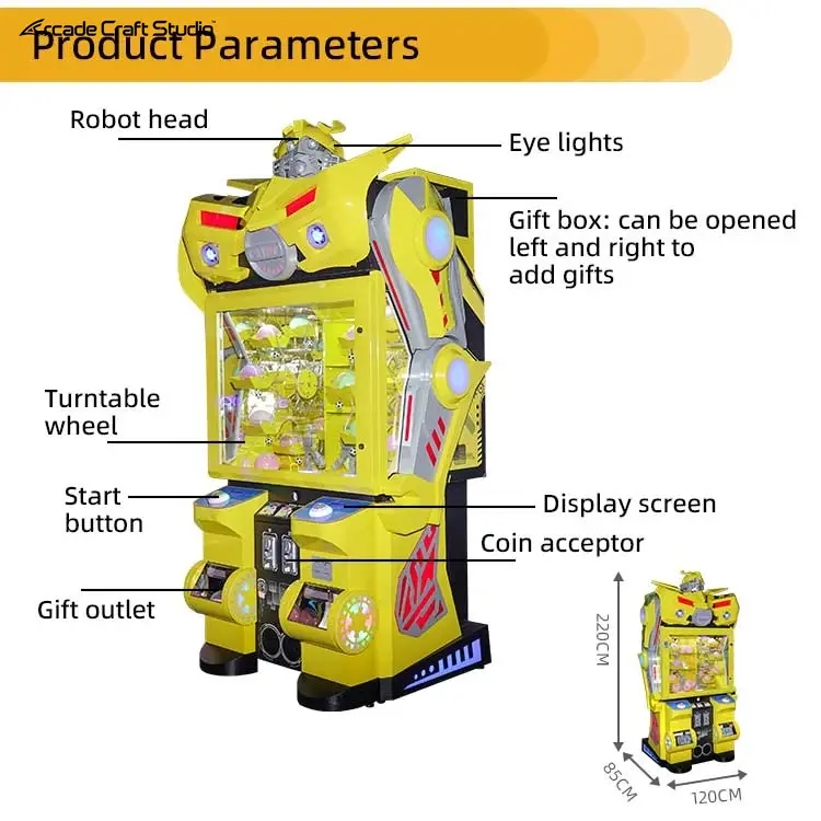 Mech Warrior Capsule Prize Machine