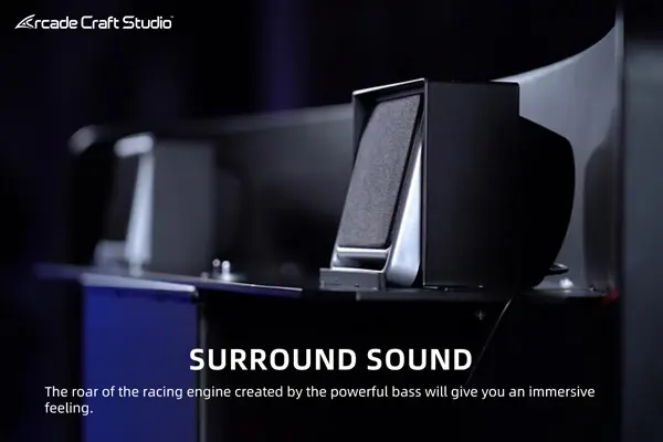 Super Engine 6dof Racing Simulator With 3 Screen