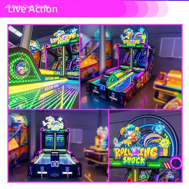 Rolling Shock 2 Players Skee Ball Arcade Machine