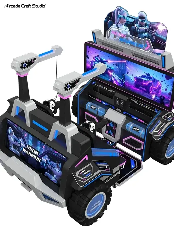 VR Neon Warrior Commercial 2 Players Gun Arcade Game