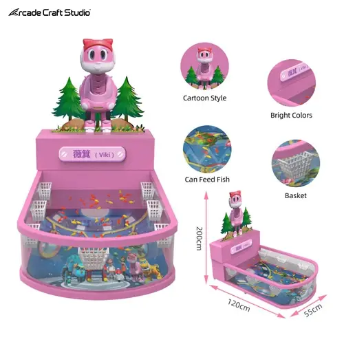 Viki Kiddie Pool Fishing Game Machine