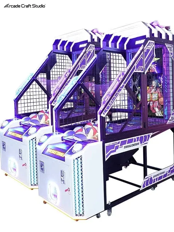 Surprise Coin Operated Basketball Machine With LCD Screen