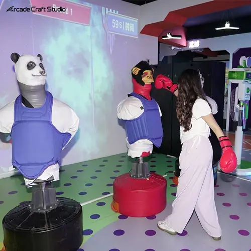 Projection Interactive Boxing Simulator