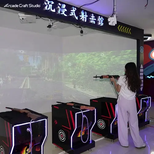 Multi-person Projection Interactive Shooting Simulator
