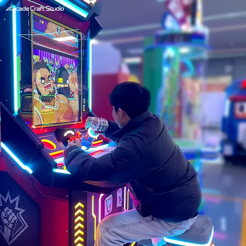 Force King Arm Wrestling Arcade Strength Tester Machine
