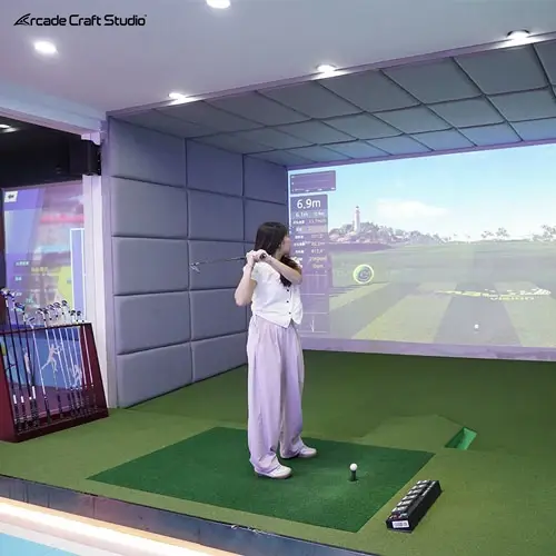 Customizable Basement Golf Simulator