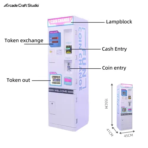 YY Anti-theft Arcade Token Exchange Machine