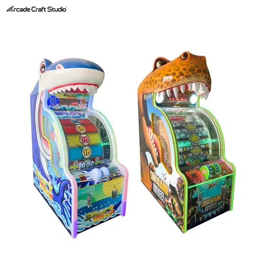 Shark/Dinosaur Wheel Ticket Redemption Arcade