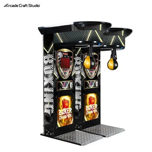 Black King Punching Bag Game Machine (Old Style)