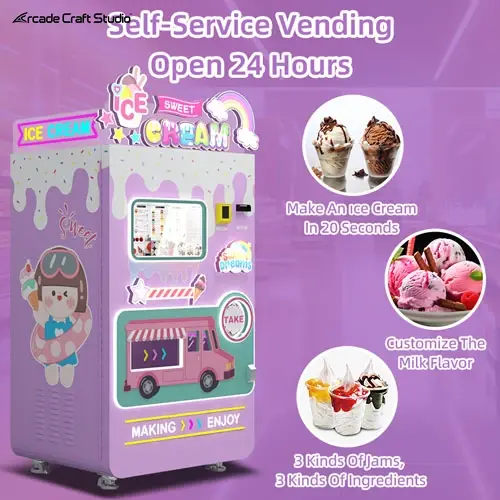 Automatic Ice Cream Vending Machine