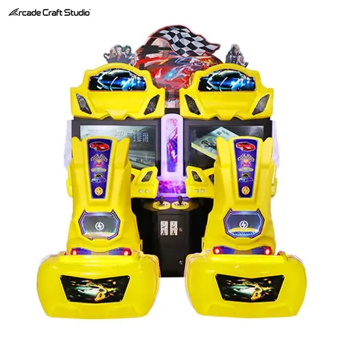2 Players Car Driving Arcade Game