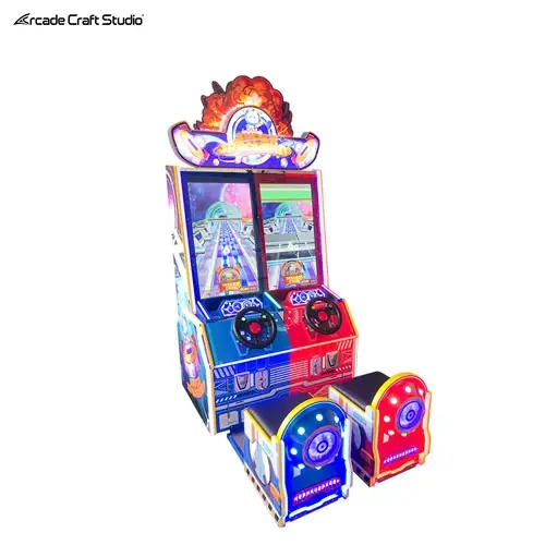 Kids Spaceship Driving Arcade Machine