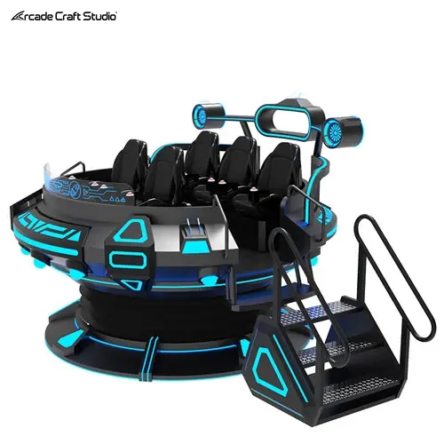 5 Players 9D VR UFO Simulator