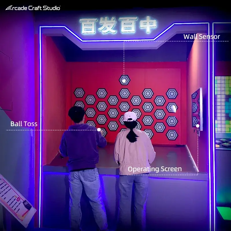 Crack Shot Multiplayer Ball Throwing Arcade Game