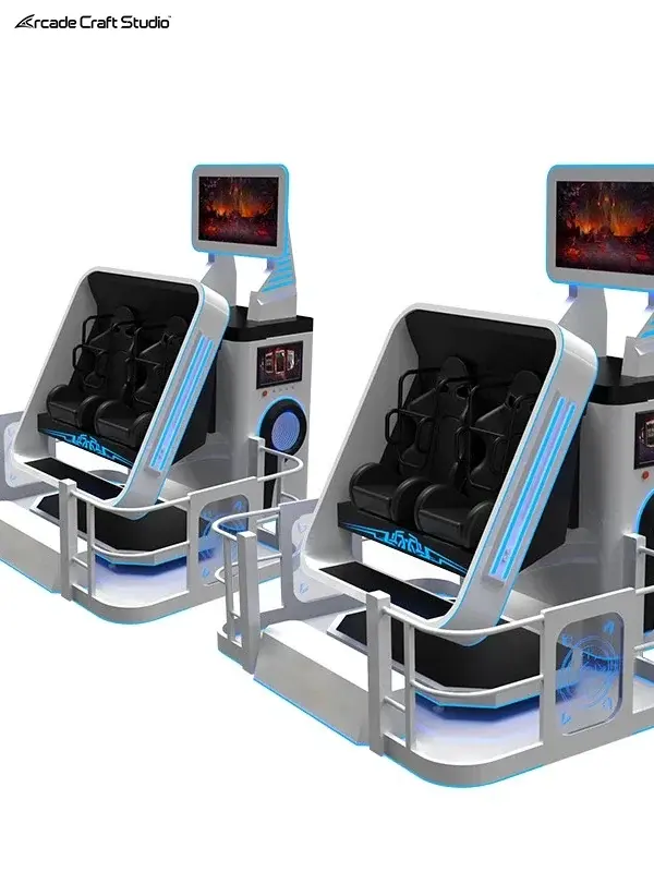 2 Players VR 360 Degree Motion Chair