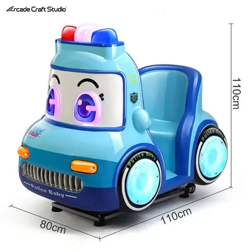 Police Car Kiddy Rides