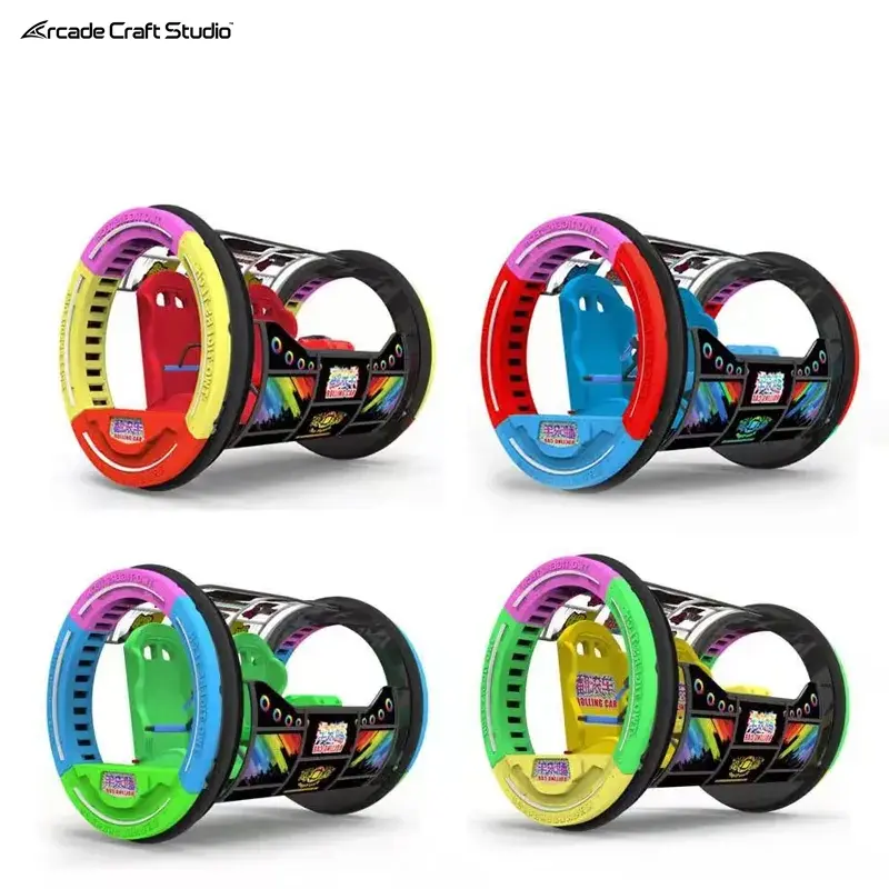 Amusement Park Ride 360 Degree Rolling LeBar Car