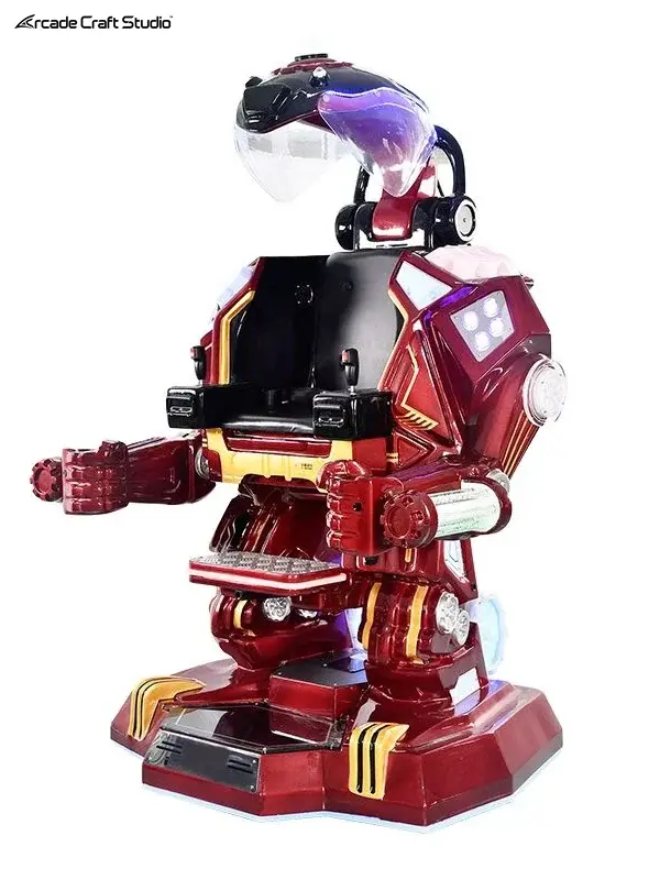 Outdoor Playground Armored Hero Robot Ride