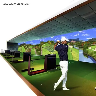 A Series Indoor Golf Simulator