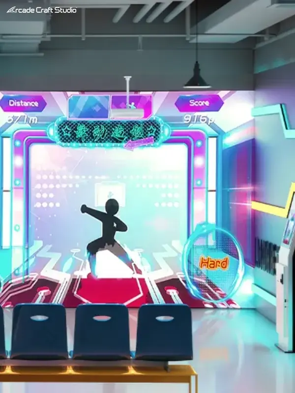 Hole In The Wall Projection Interactive Game