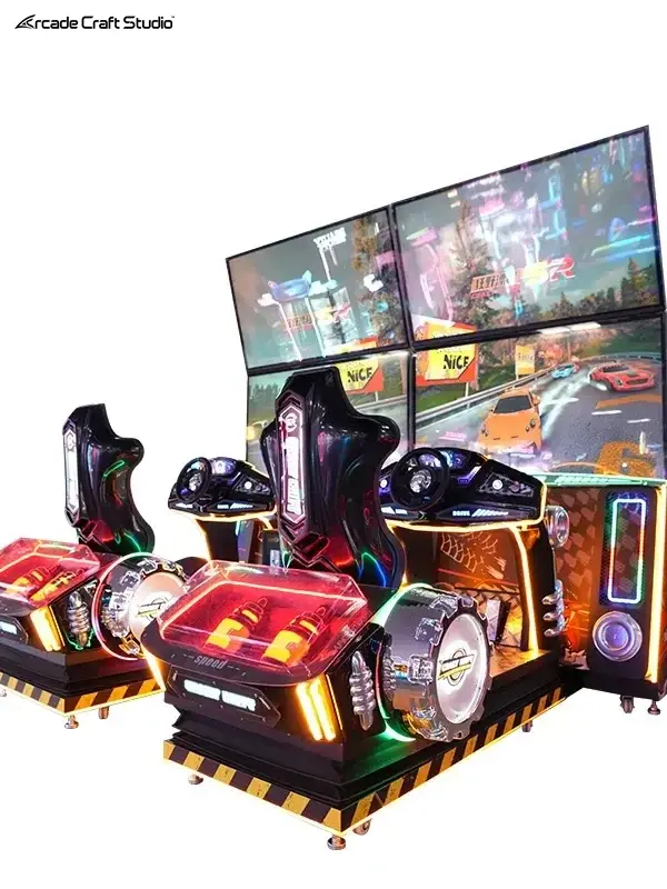 Wild Drift 2 Player Racing Arcade Machine Driving Simulator