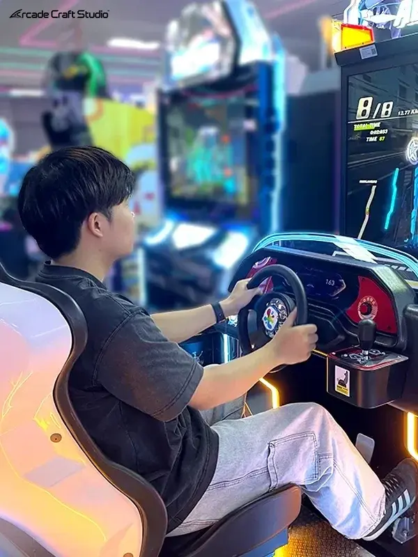 ACE Racing Car Racing Simulator Arcade Machine